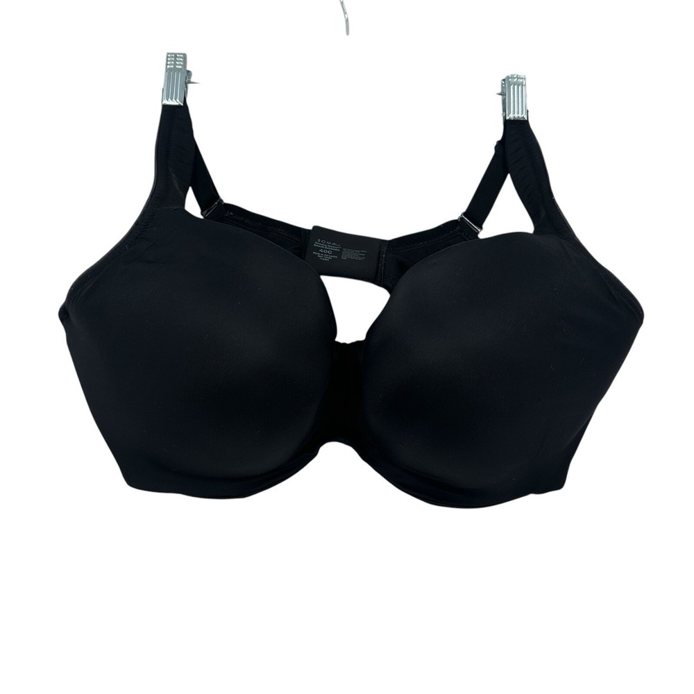 Soma Stunning Support Smooth Balconette Bra Black 40G Underwire 112203